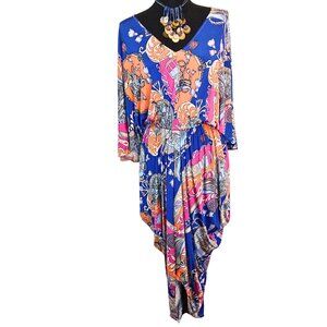 WOMEN'S LOVE IN COLLECTIONS MULTI-COLORED SCARF DRESS